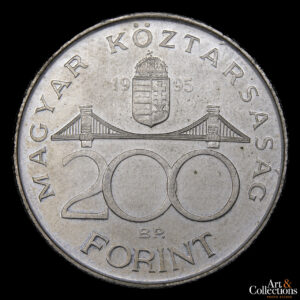 Hungría 200 Forint 1995 – Puente de Erzsébet y Ferec Deák