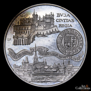 Hungría 500 Forint 1990 – 500º Aniversario de su Muerte – Escenas Urbanas de Buda y Viena