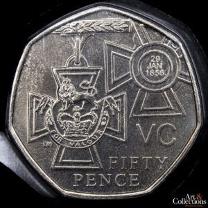 Gran Bretaña 50 Pence 2006 – 150º Aniversario de la Cruz Victoria