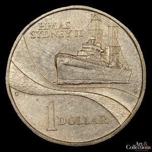 Australia 1 Dólar 2000 – HMAS Sydney U – Ceca Canberra
