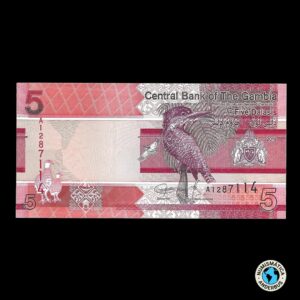 Gambia 5 Dalasis 2019