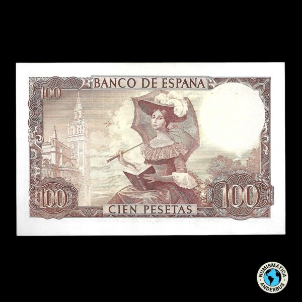 España 100 Pesetas 1965 - Imagen 2