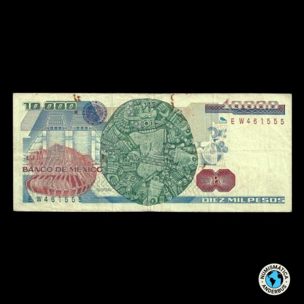 México 10.000 Pesos 1983 - Imagen 2
