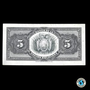 Bolivia 5 Bolivianos 1911