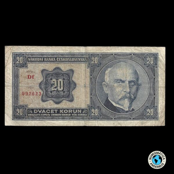 Checoslovaquia 20 coronas 1926 - Imagen 2