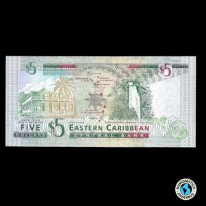 Estados Del Caribe del Este 5 dolares 2008 (ND)