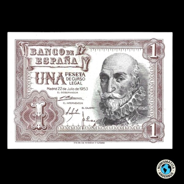 España 1 peseta 1953