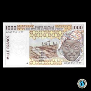 Estados Del Africa Occidental 1.000 francos 1991-2003 (ND)