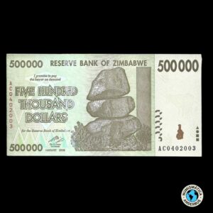Zimbabwe 500.000 dolares 2008
