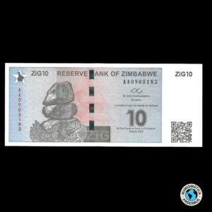 Zimbabwe 10 zig 2024